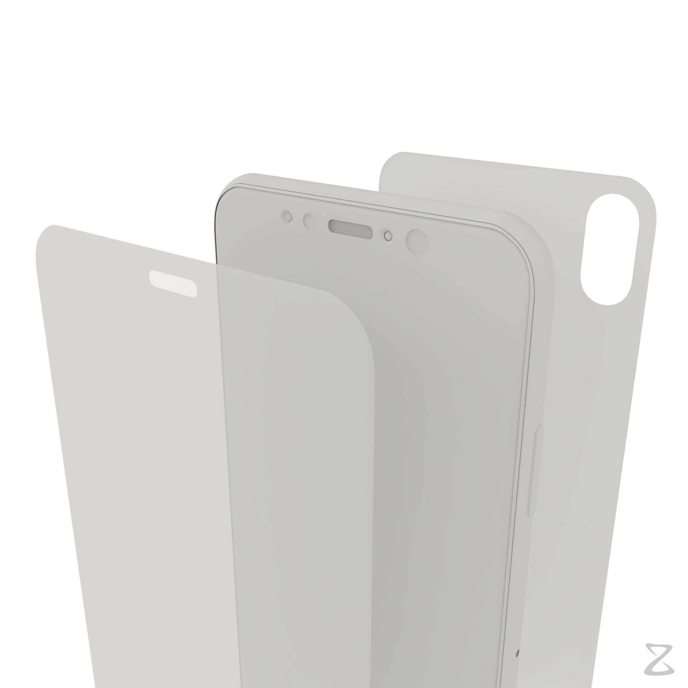 Apple iPhone X 3D model_17