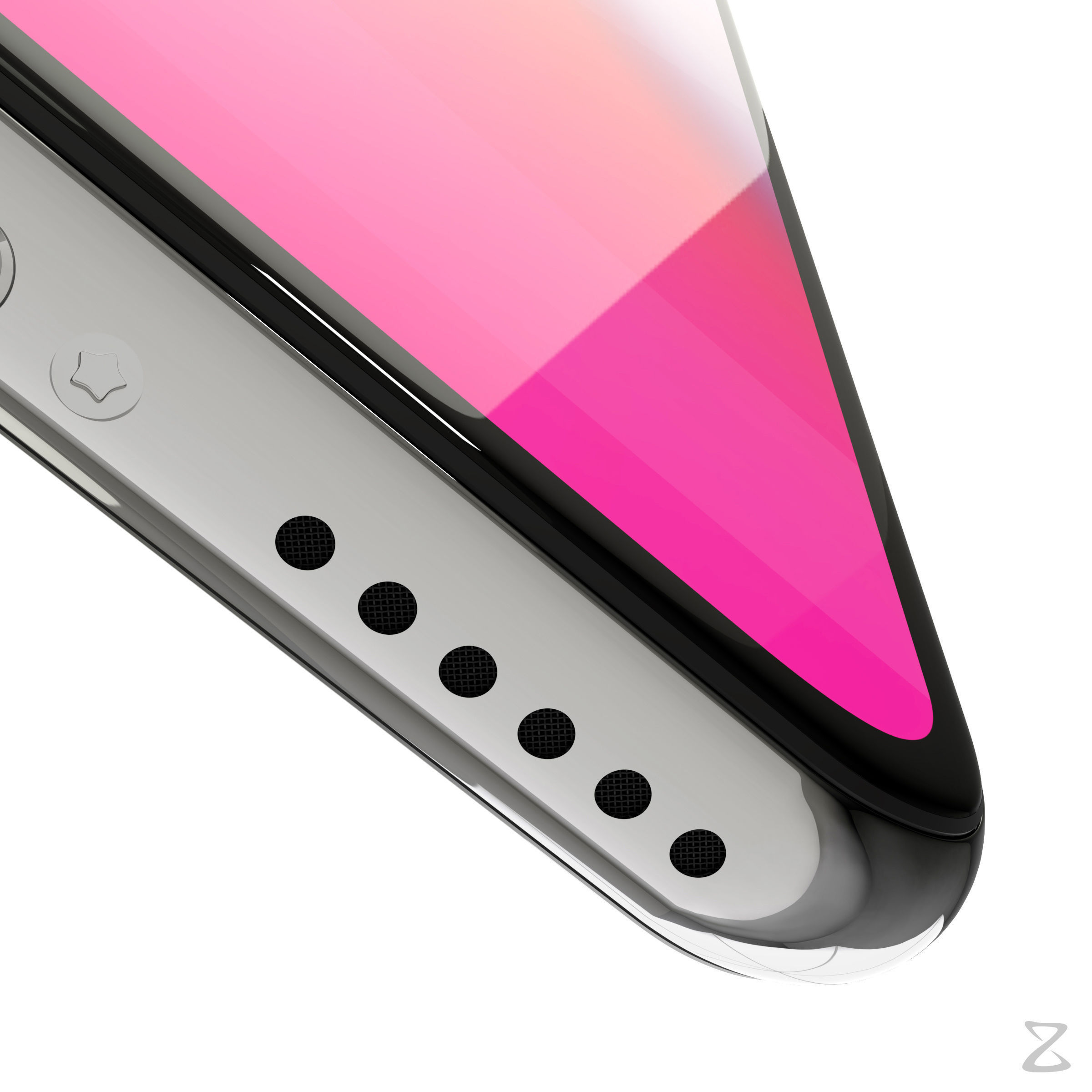 Apple iPhone X 3D model_7