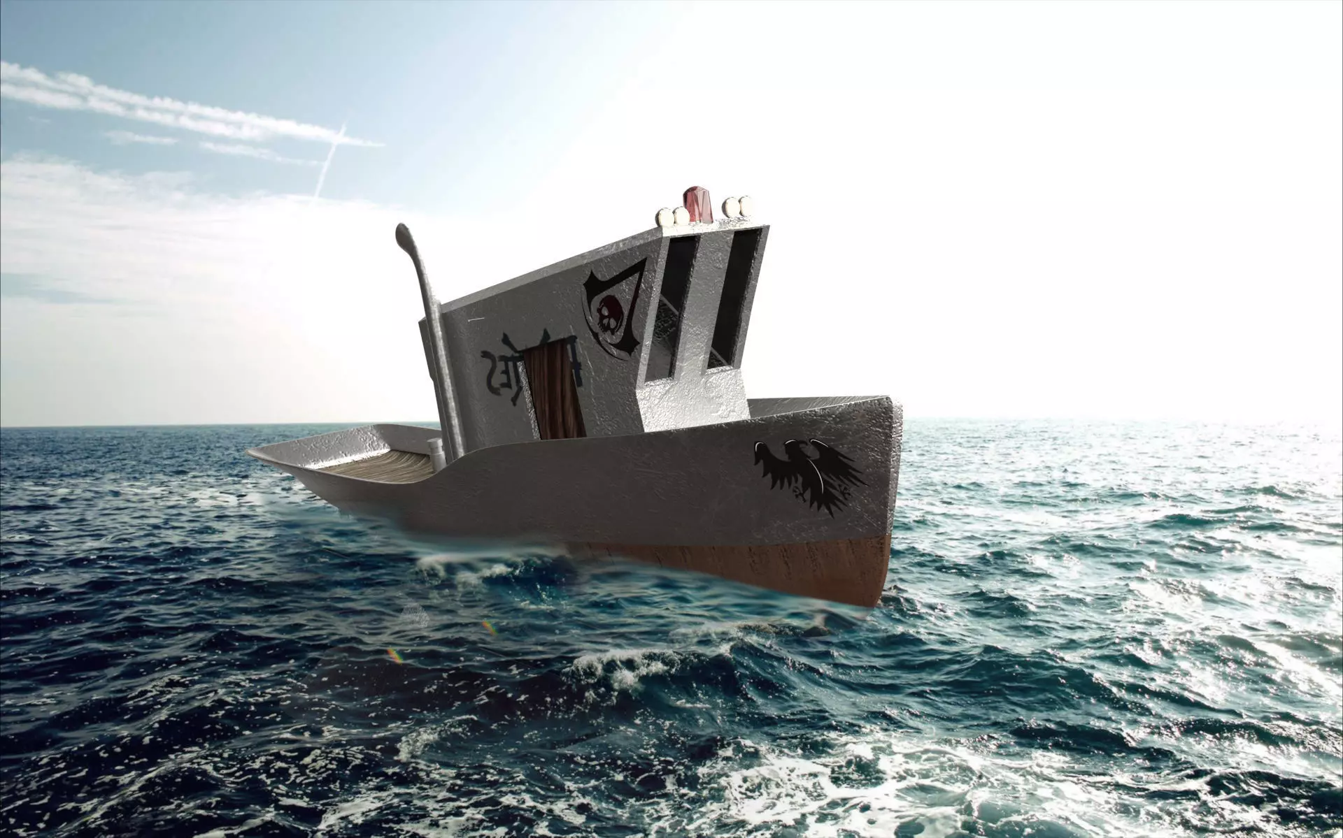 captains ships 3D model_0