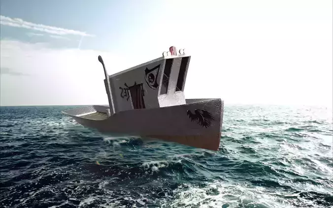 captains ships 3D model