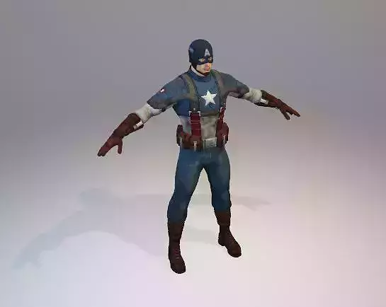 Captain America Free 3D model