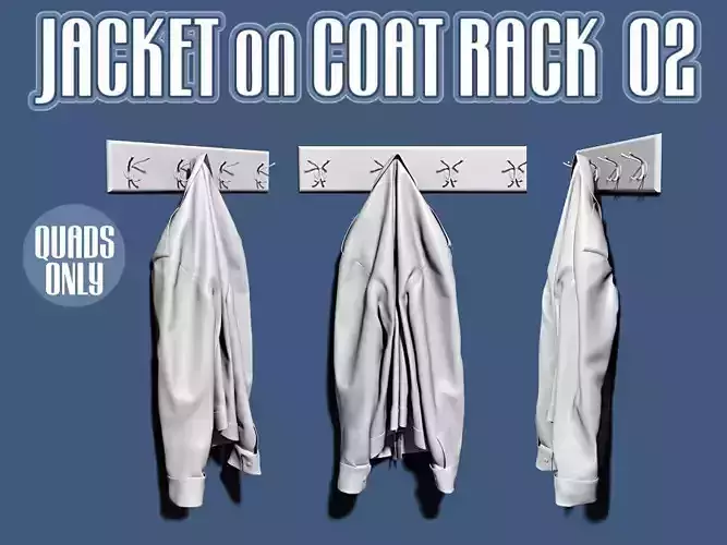 Jacket on coat rack 02