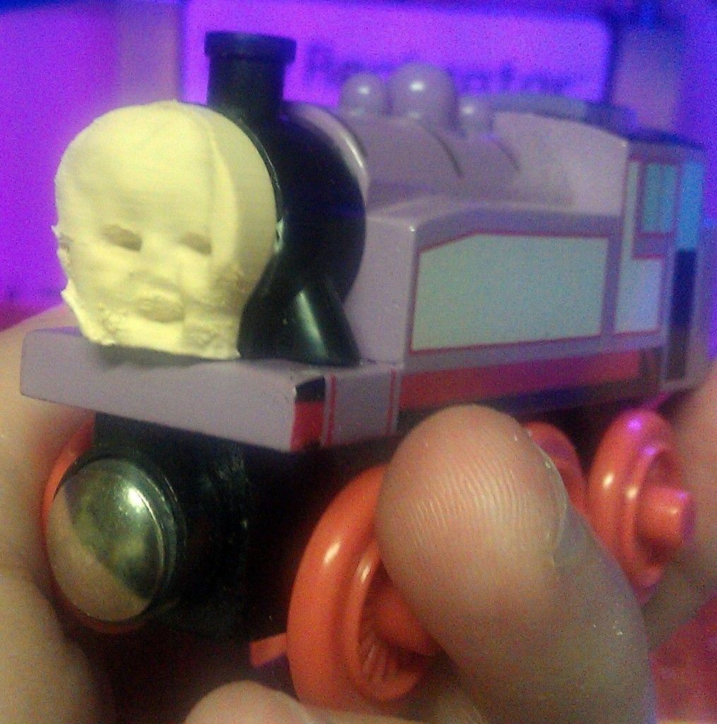 Violet the Train - Custom Train Faces Free 3D print model_5
