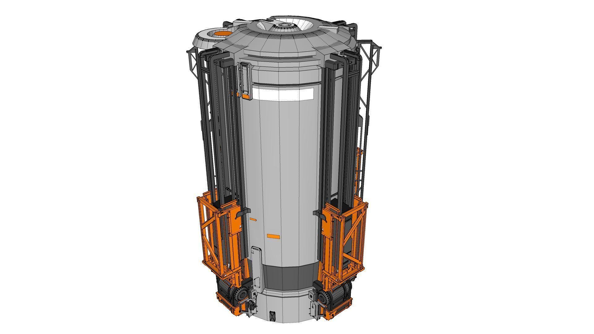 Architectural element 8 3D model_16