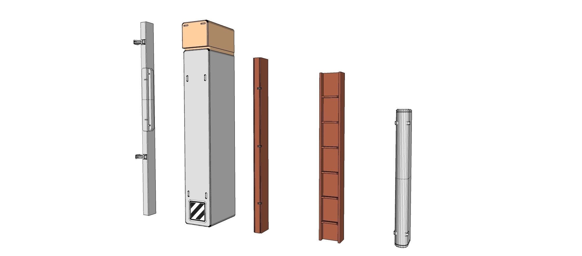 Sci-Fi architecture Elements collection 27 3D model_19