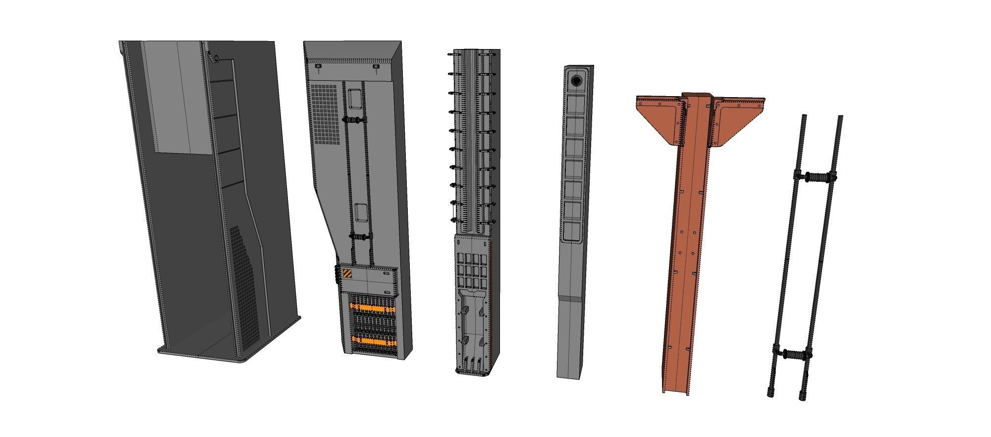 Sci-Fi architecture Elements collection 27 3D model_17