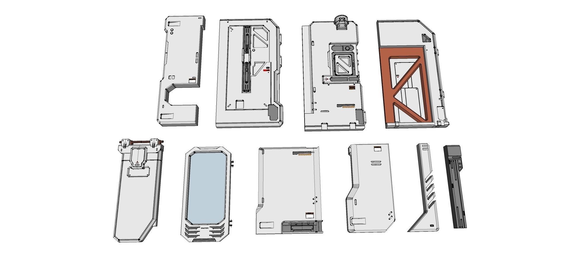 Sci-Fi architecture Elements collection 27 3D model_26