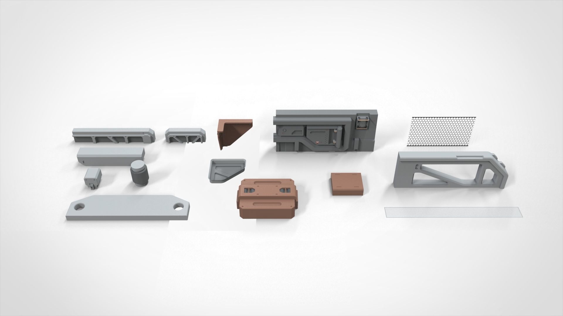 Sci-Fi architecture Elements collection 27 3D model_13