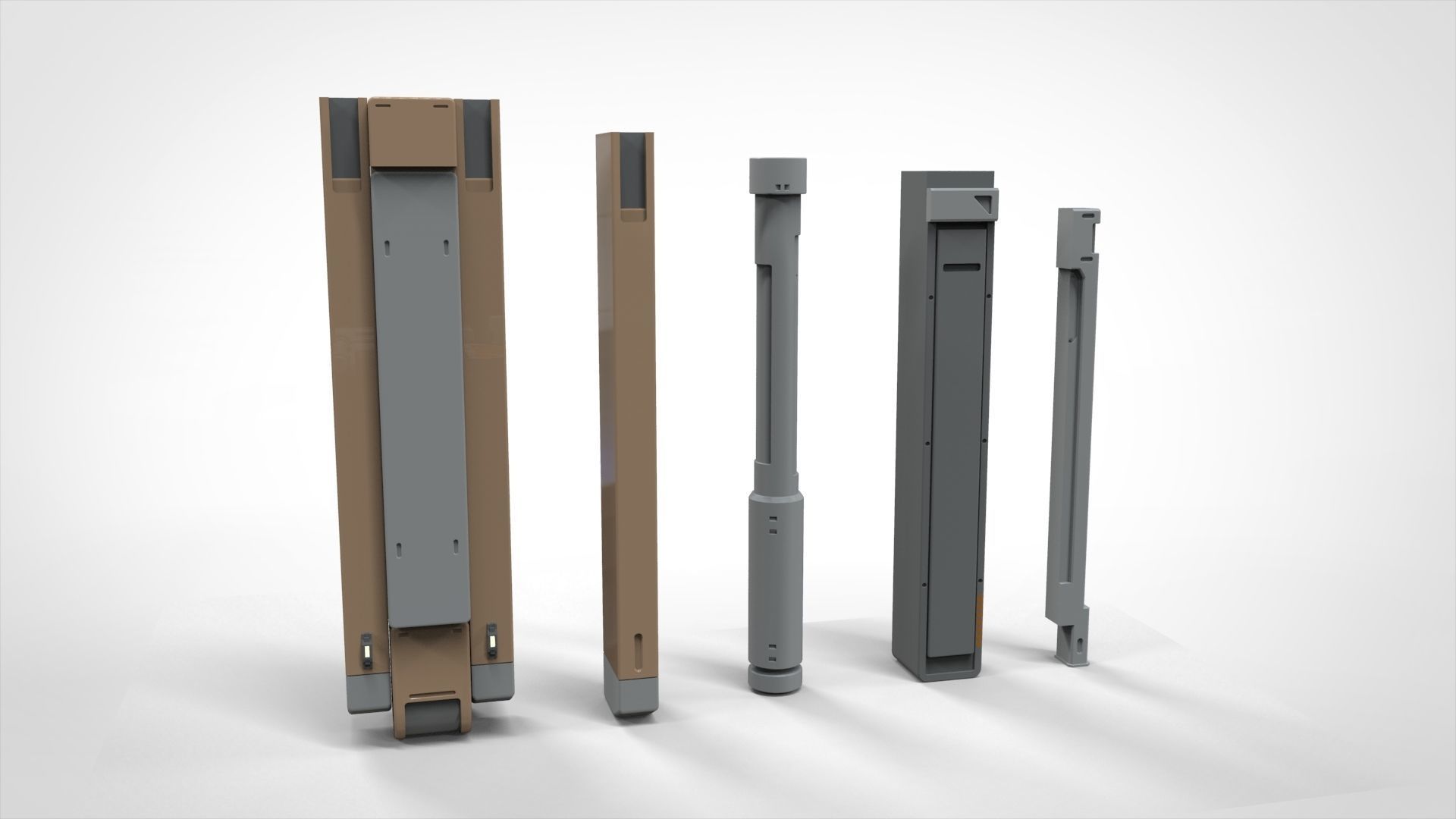 Sci-Fi architecture Elements collection 27 3D model_3