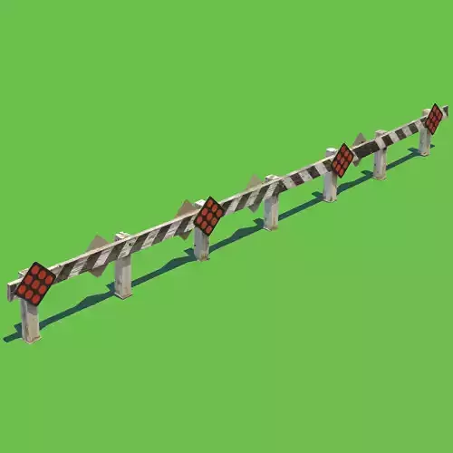 End of Road Marker 3D model