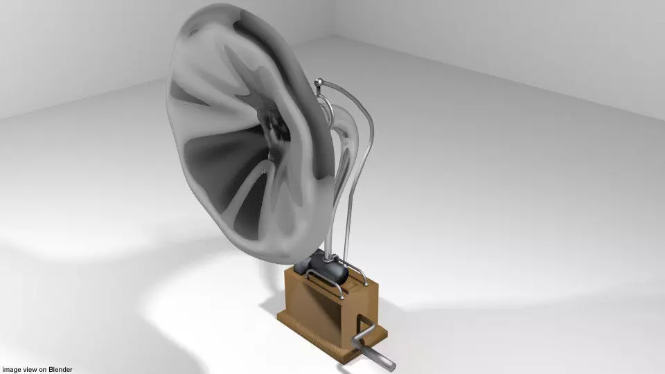 Phonograph - Type 2 3D model