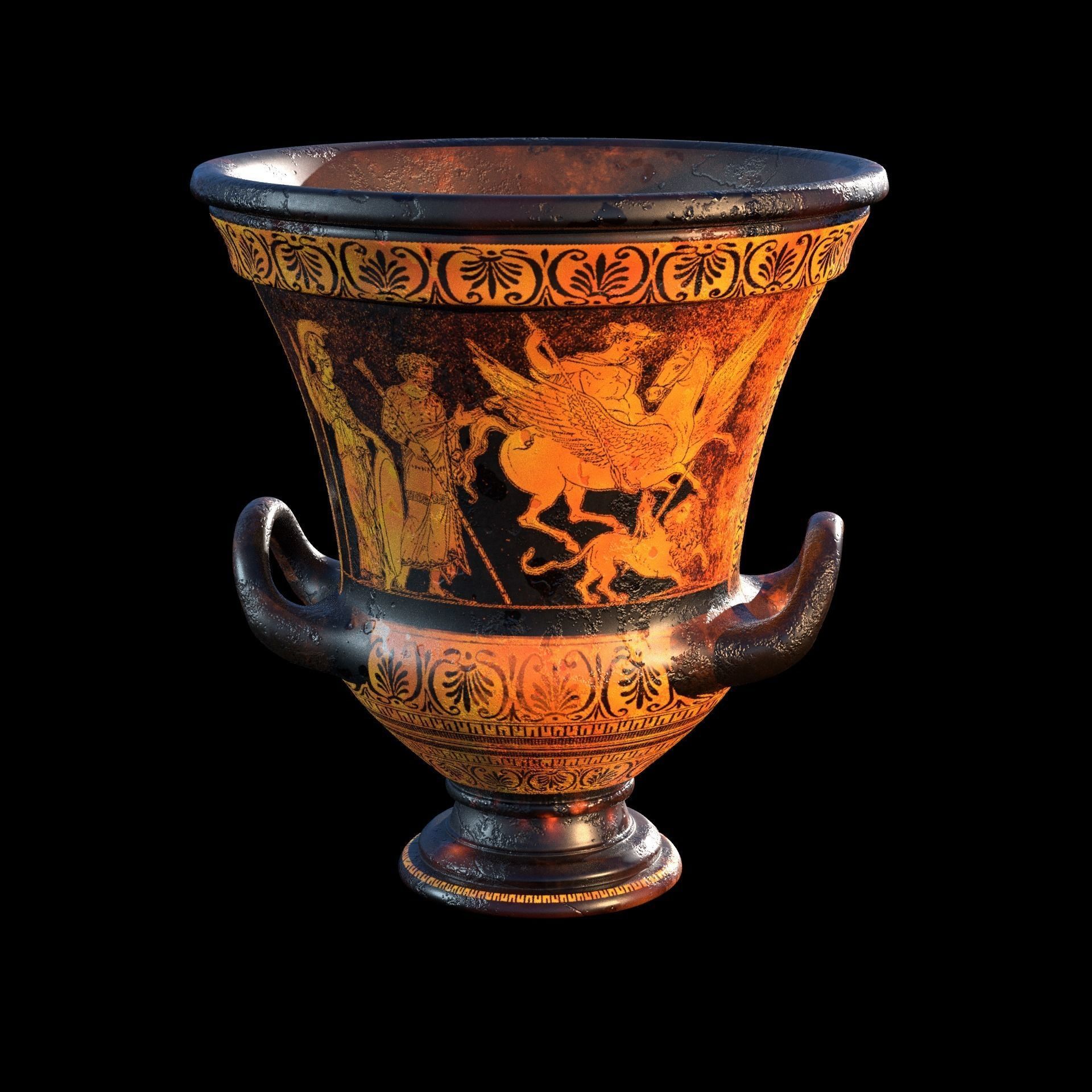 Kalyx Krater 3D model_6