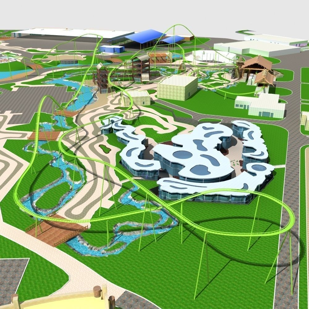 Amusement Park 3D model_19
