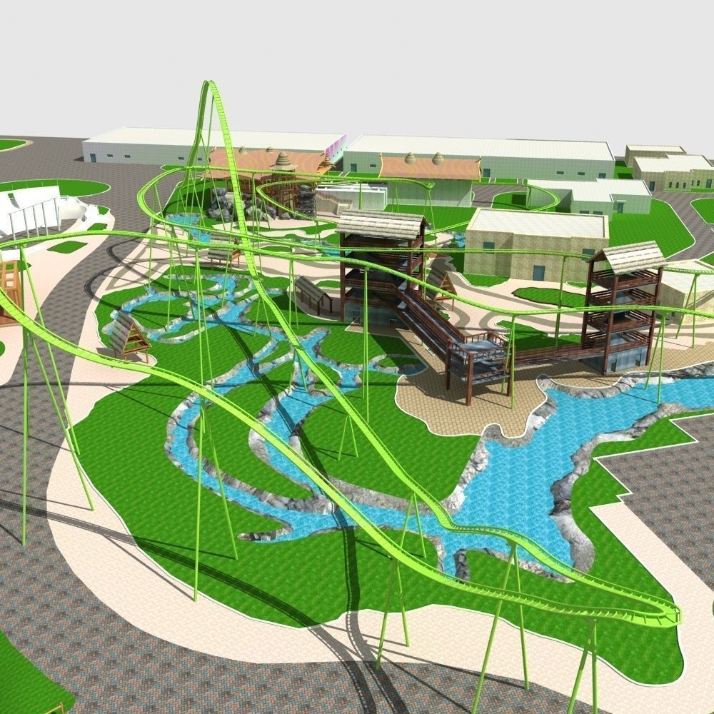 Amusement Park 3D model_22