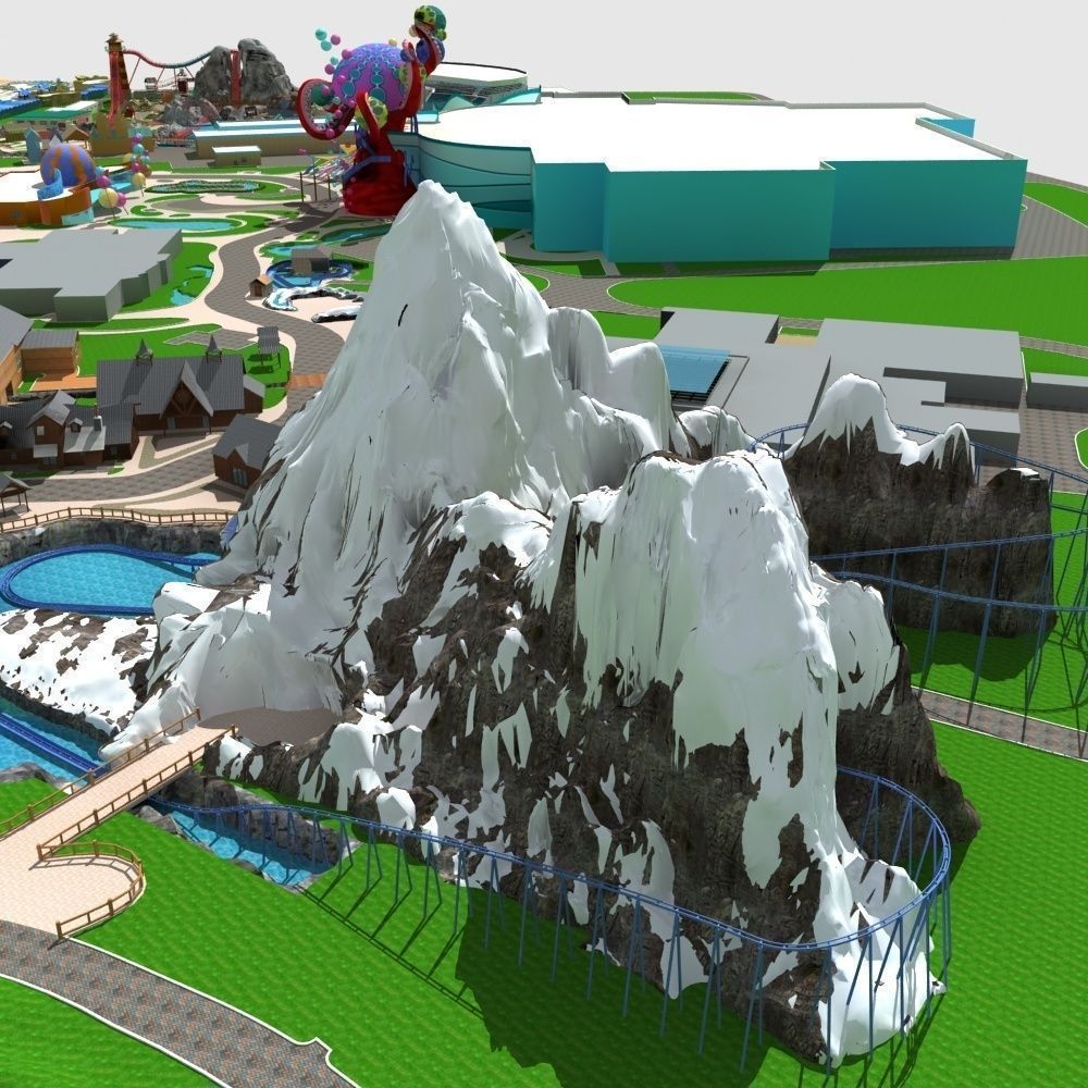 Amusement Park 3D model_12