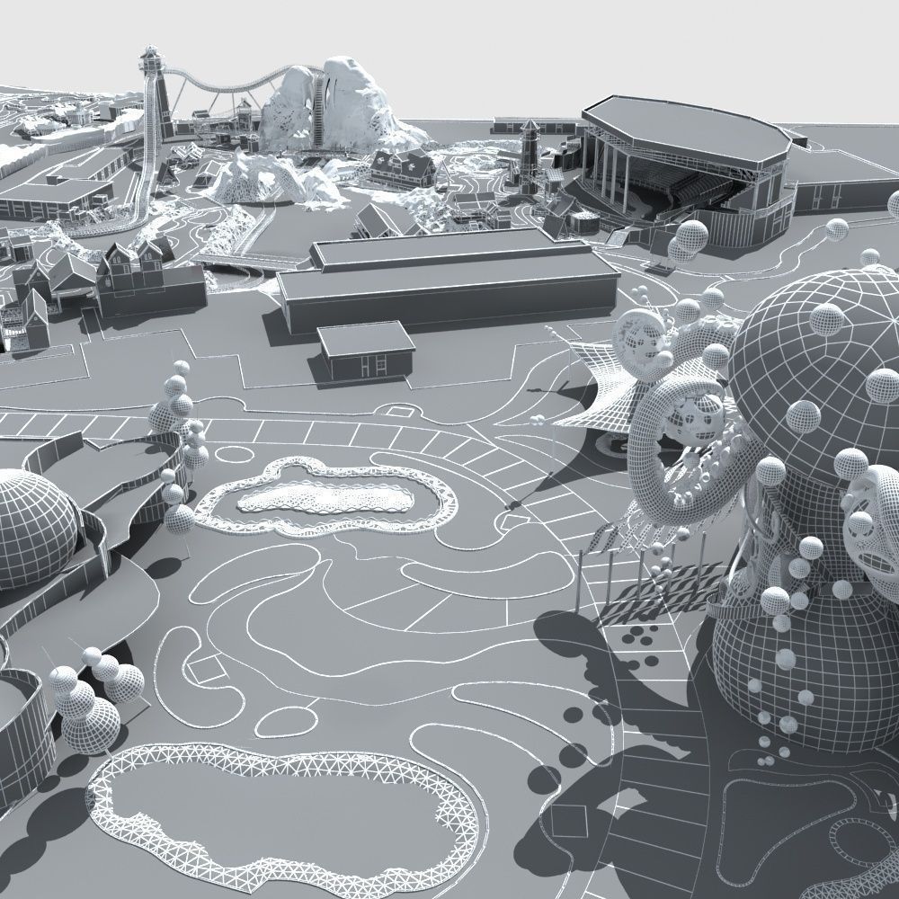 Amusement Park 3D model_38
