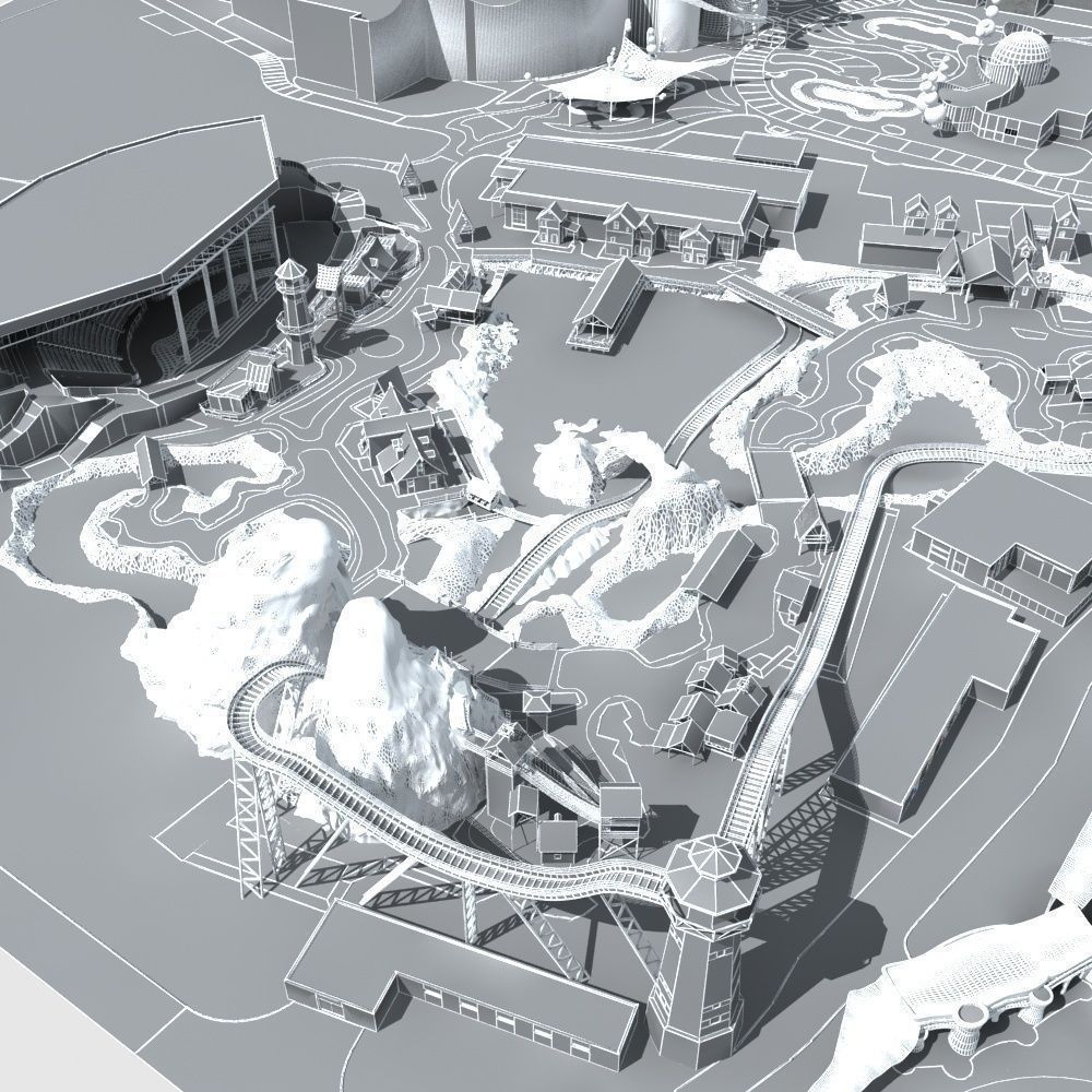 Amusement Park 3D model_33