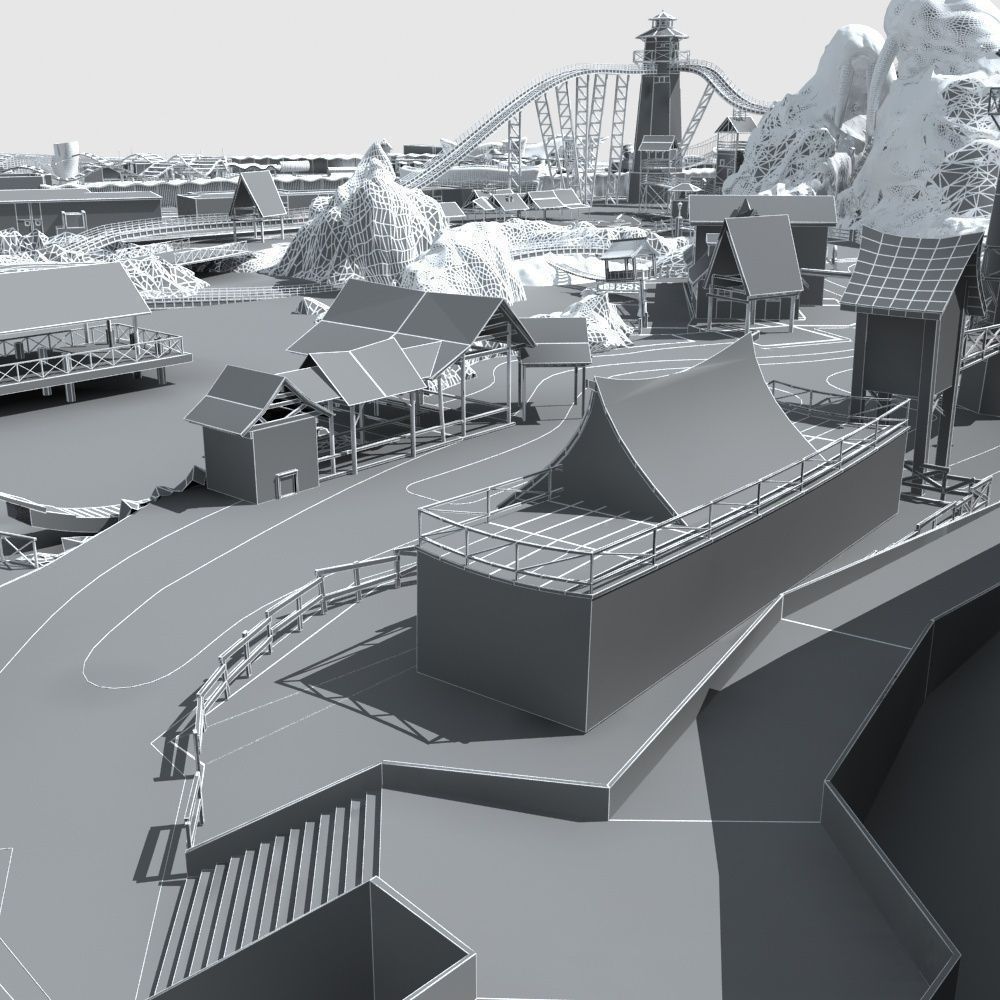 Amusement Park 3D model_30