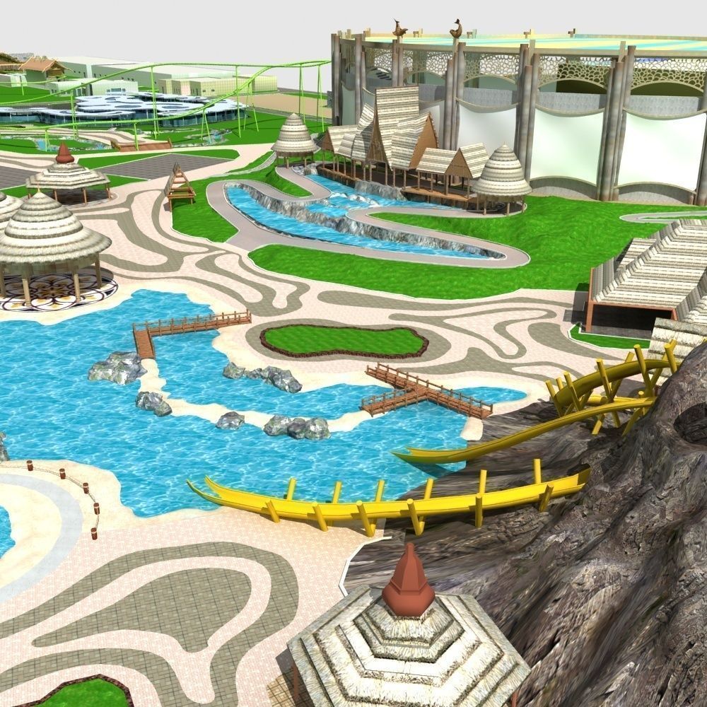 Amusement Park 3D model_26