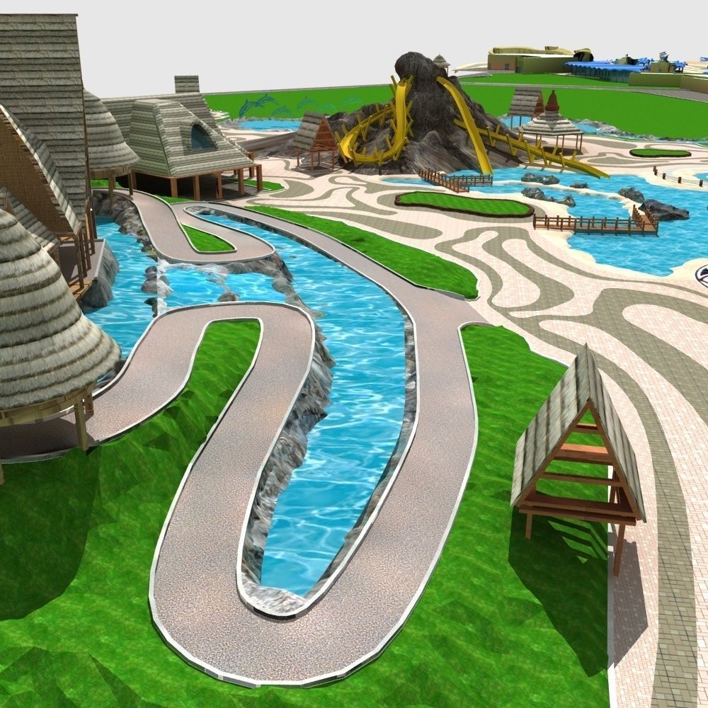 Amusement Park 3D model_27