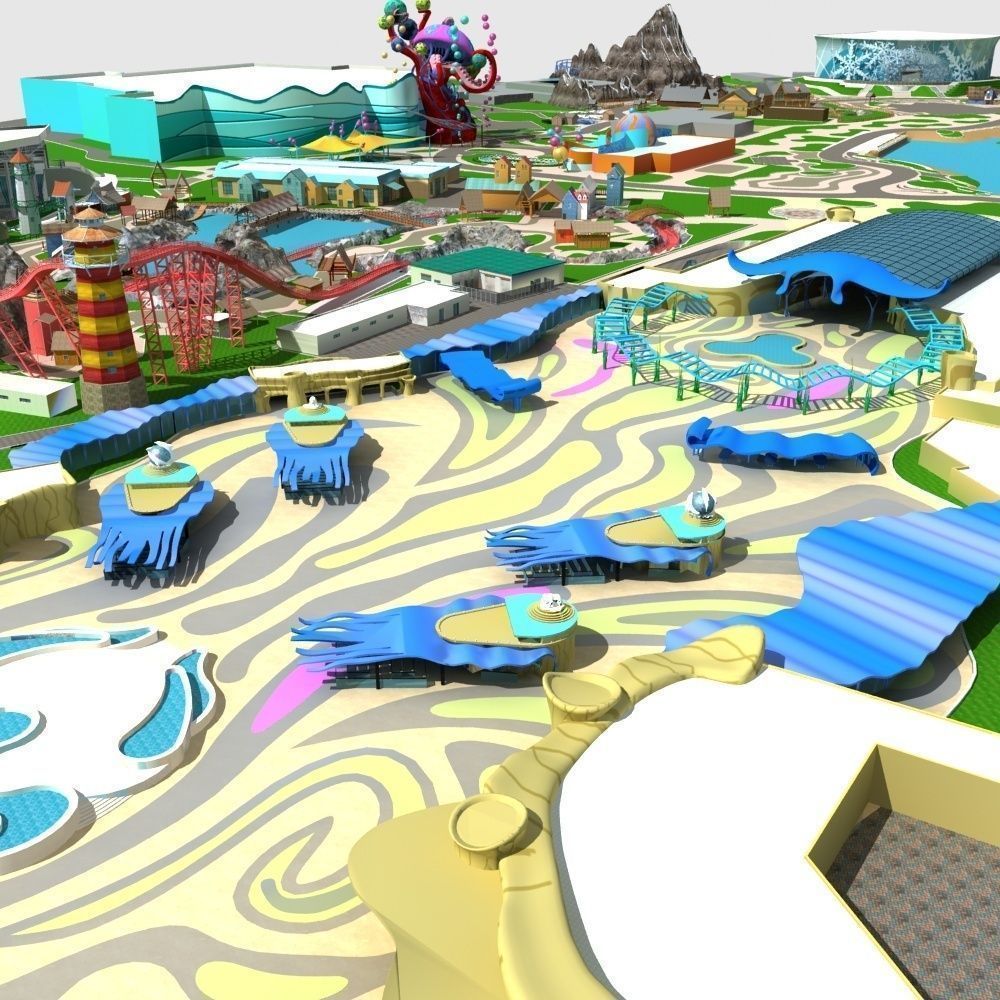 Amusement Park 3D model_29