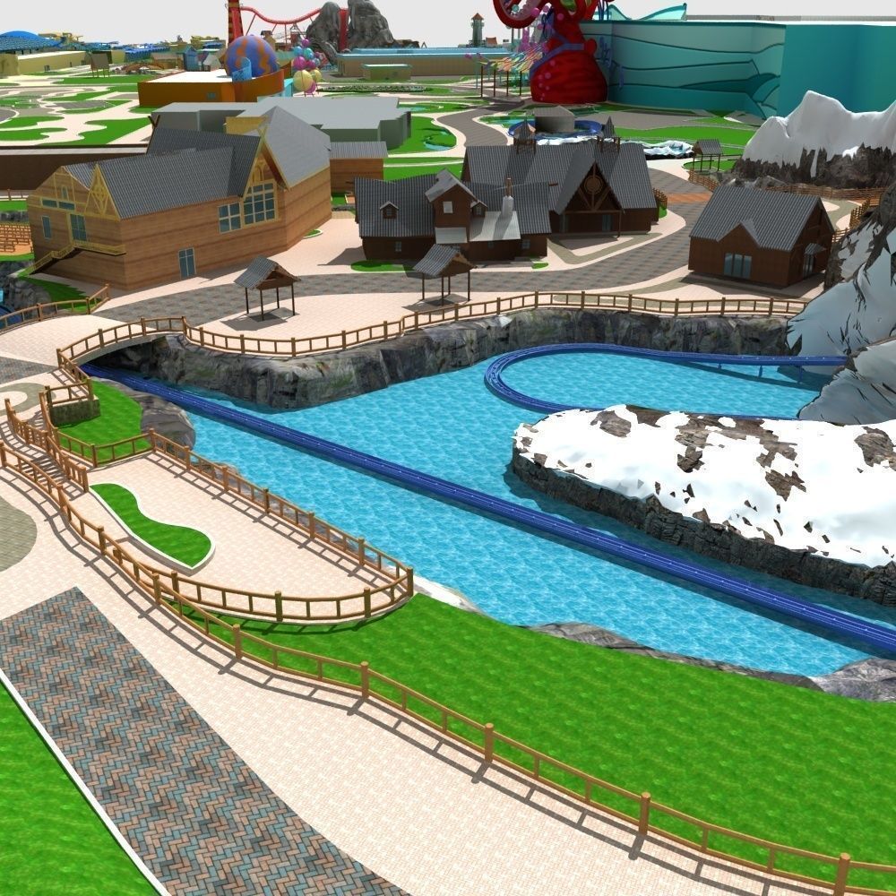 Amusement Park 3D model_16