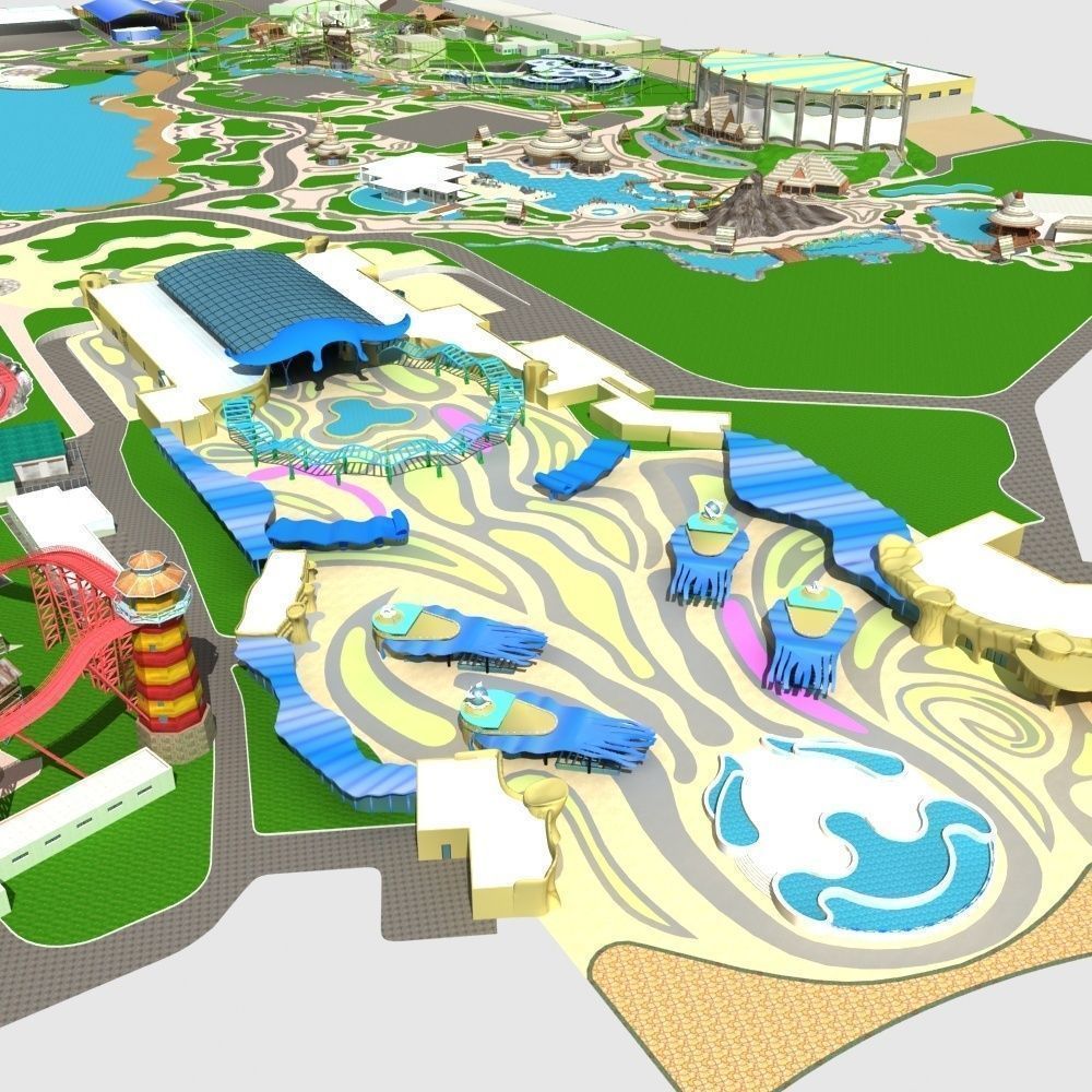 Amusement Park 3D model_31