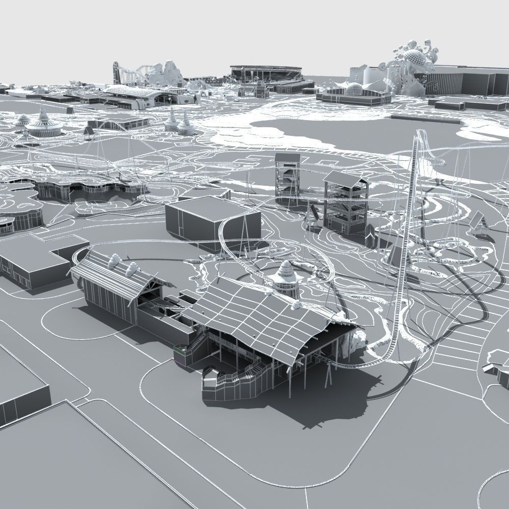 Amusement Park 3D model_34