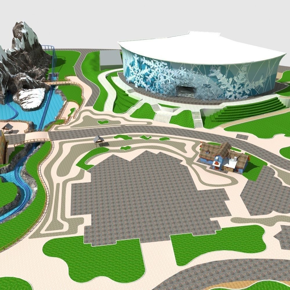 Amusement Park 3D model_14