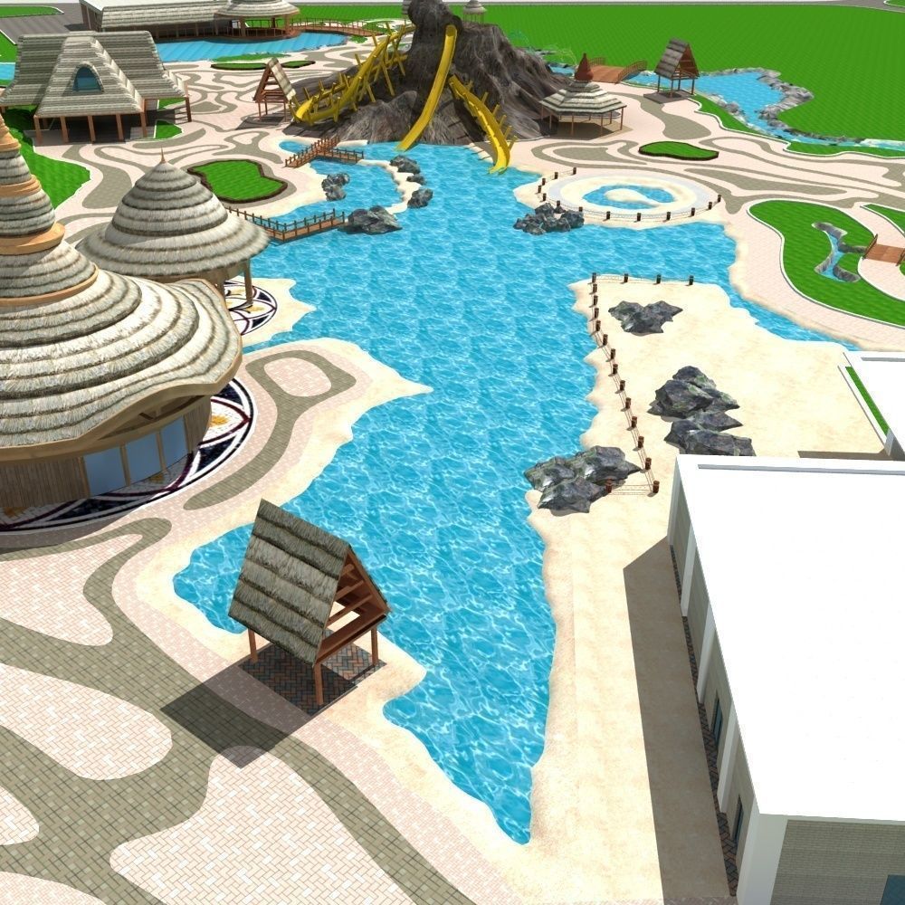 Amusement Park 3D model_24