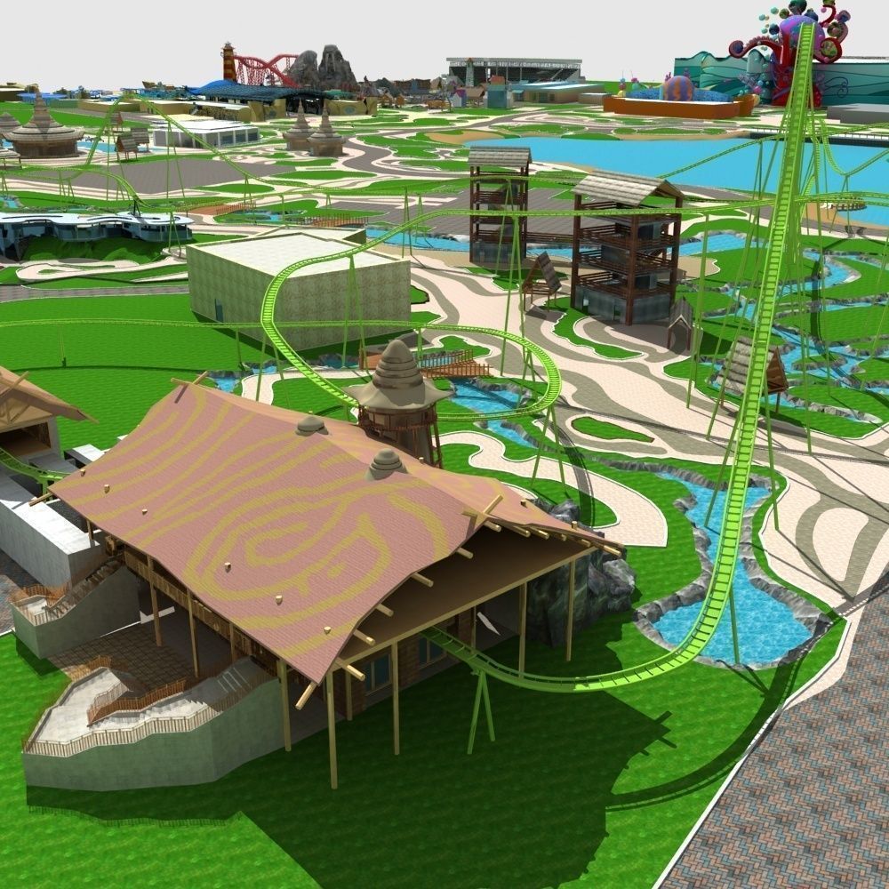 Amusement Park 3D model_21