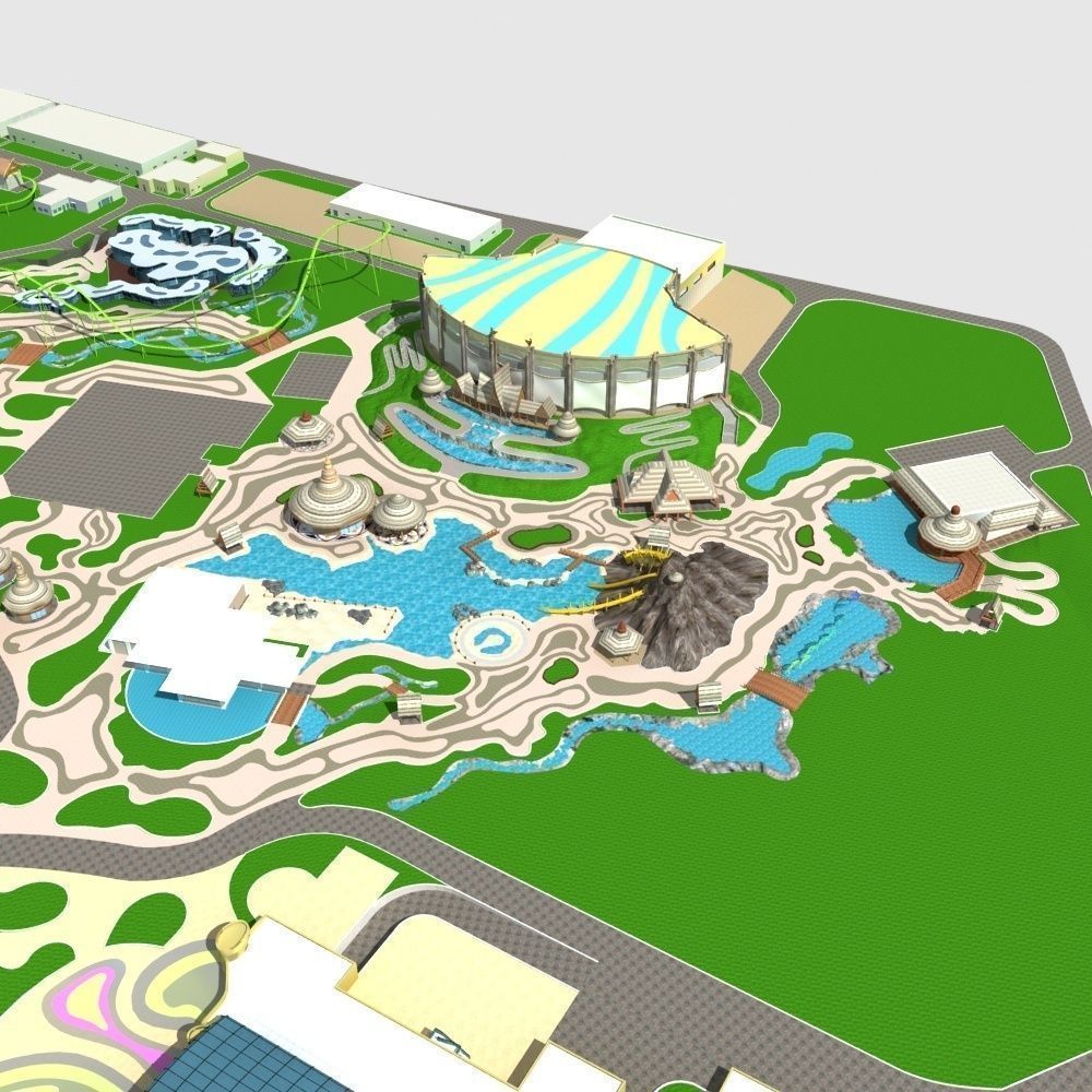 Amusement Park 3D model_28