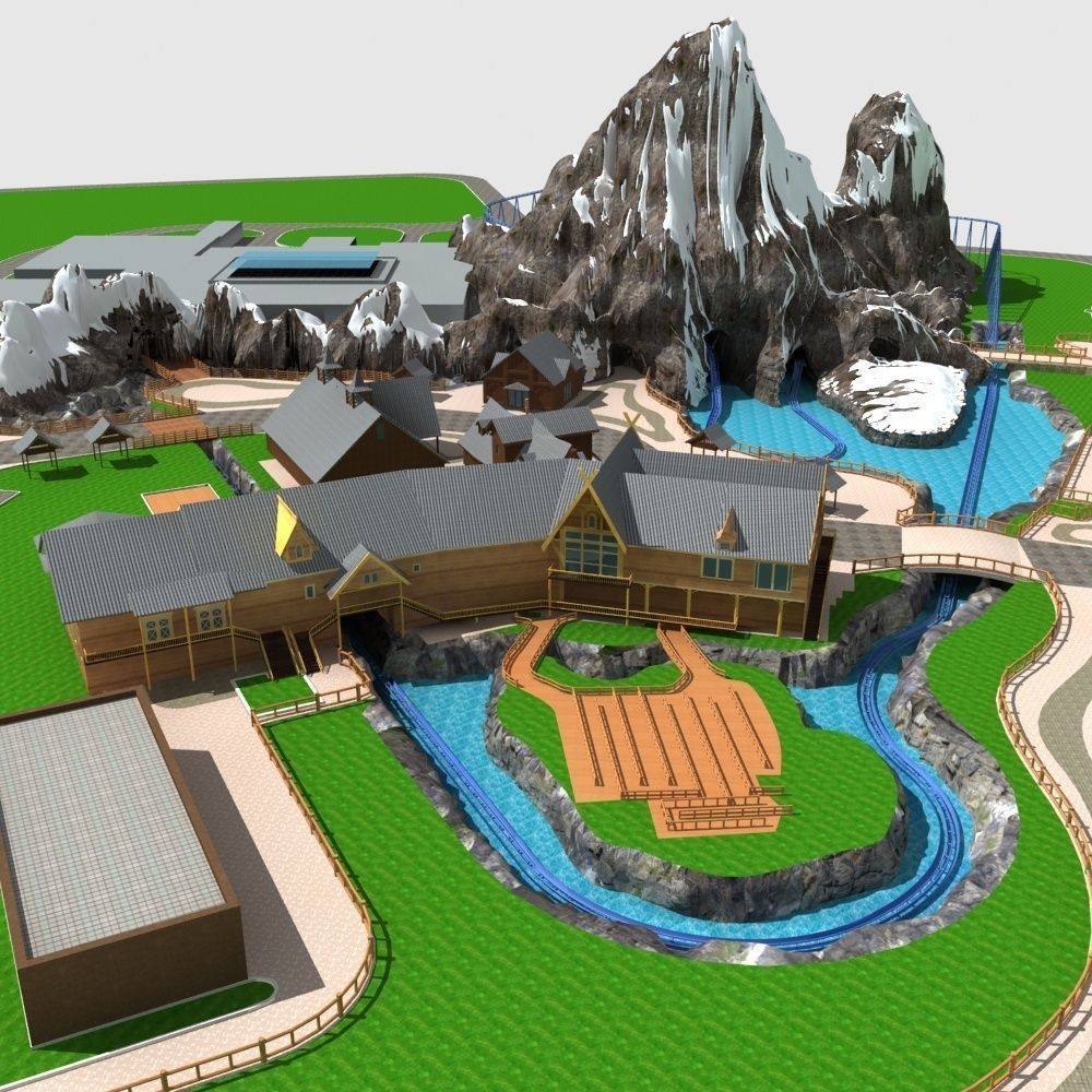 Amusement Park 3D model_15