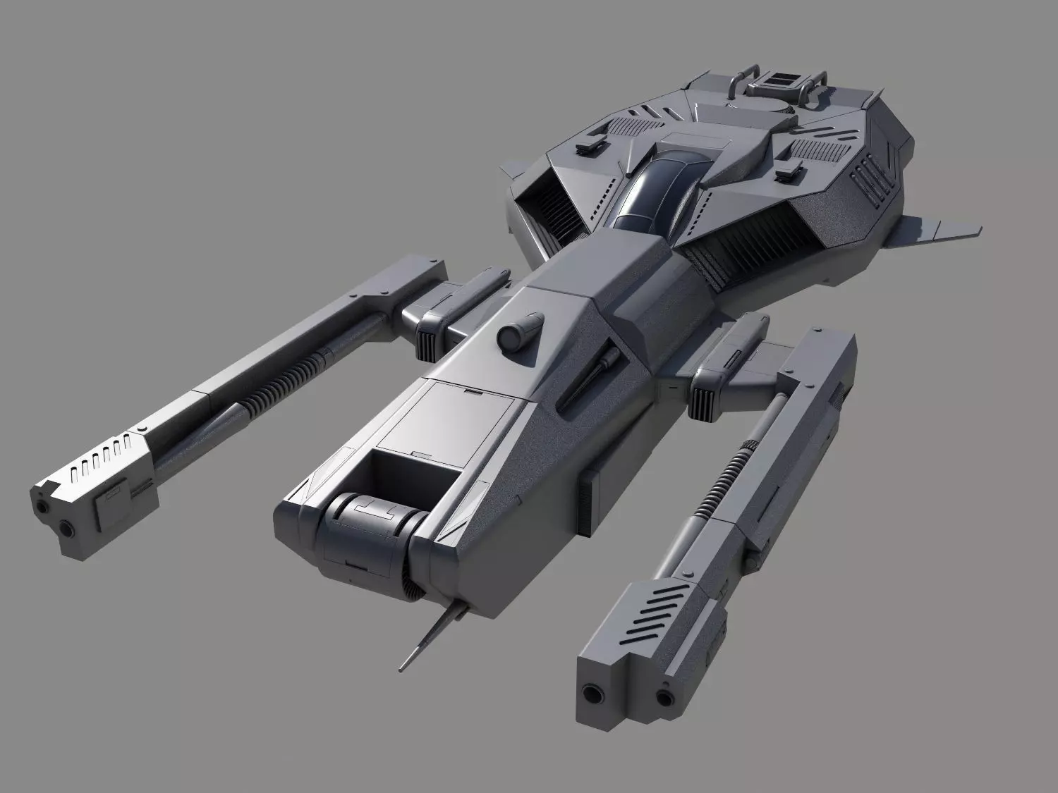 Space Ship SF 3D model