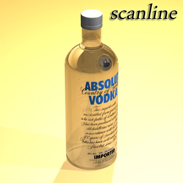 Wine Table Rack Bottles and Glasses 3D model_73