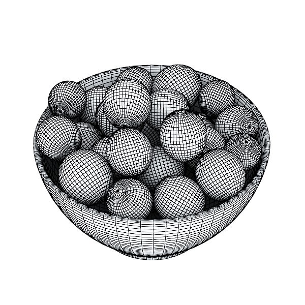 Wine Table Rack Bottles and Glasses 3D model_48