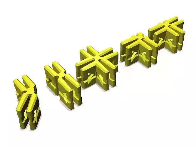 CardBuild Connectors 3D print model