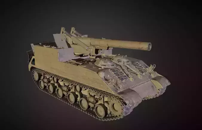 Tank 155mm GMC  M40 or 8inch Howitzer Motor Carriage M43