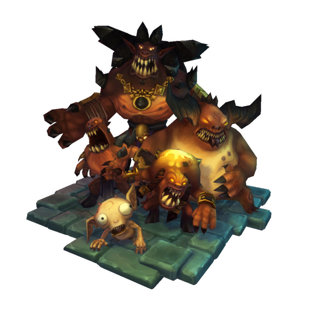 Demon Crew - Low Poly Hand Painted Low-poly 3D model_1