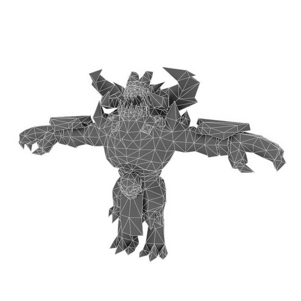 Demon Crew - Low Poly Hand Painted Low-poly 3D model_8