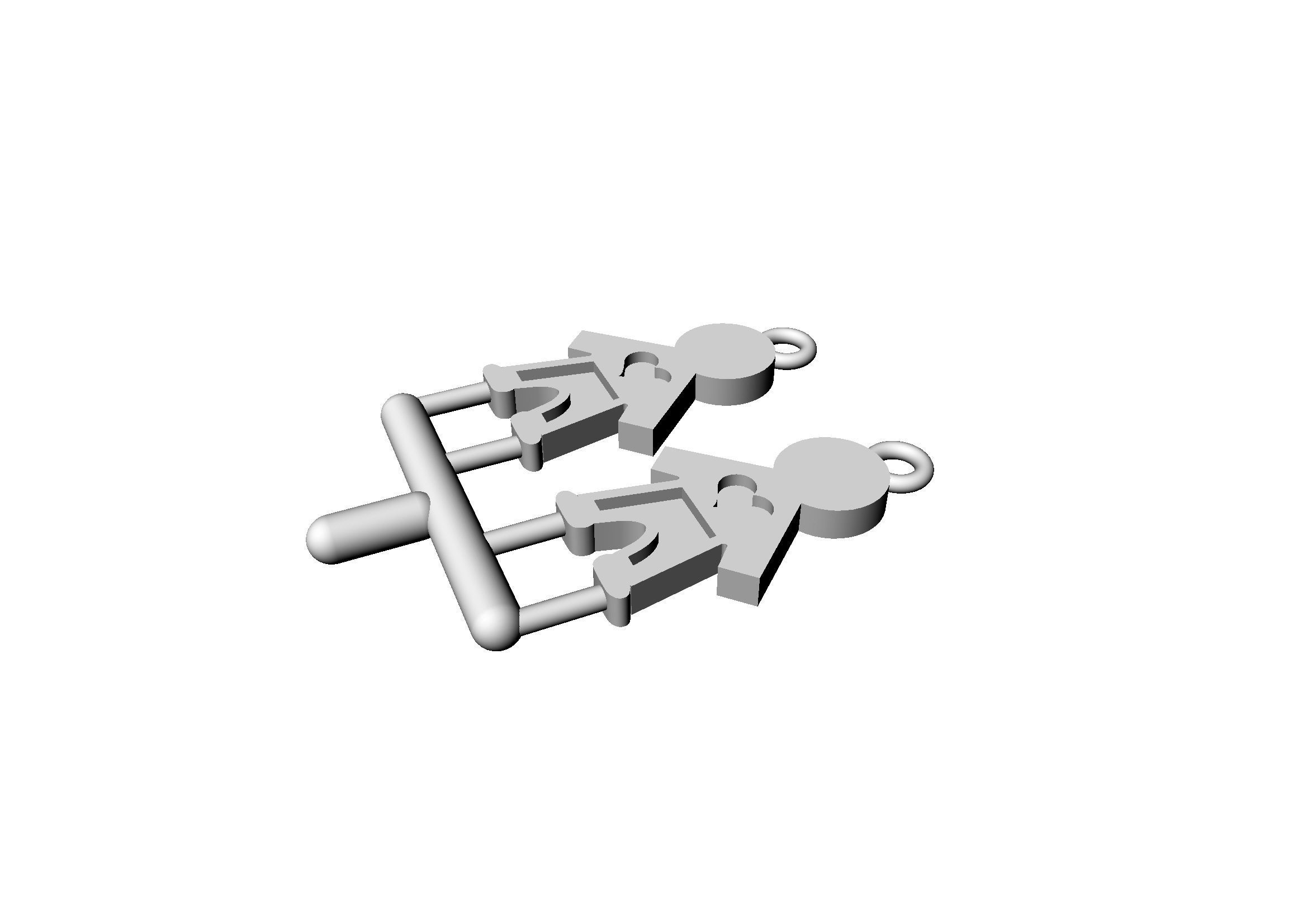 Charm 02 3D print model_2