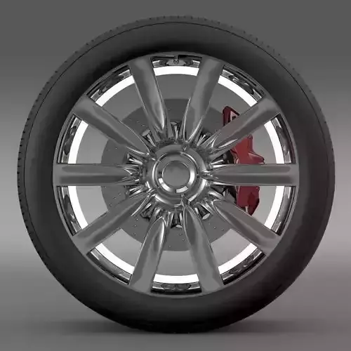 Bentley Continental GT wheel 1