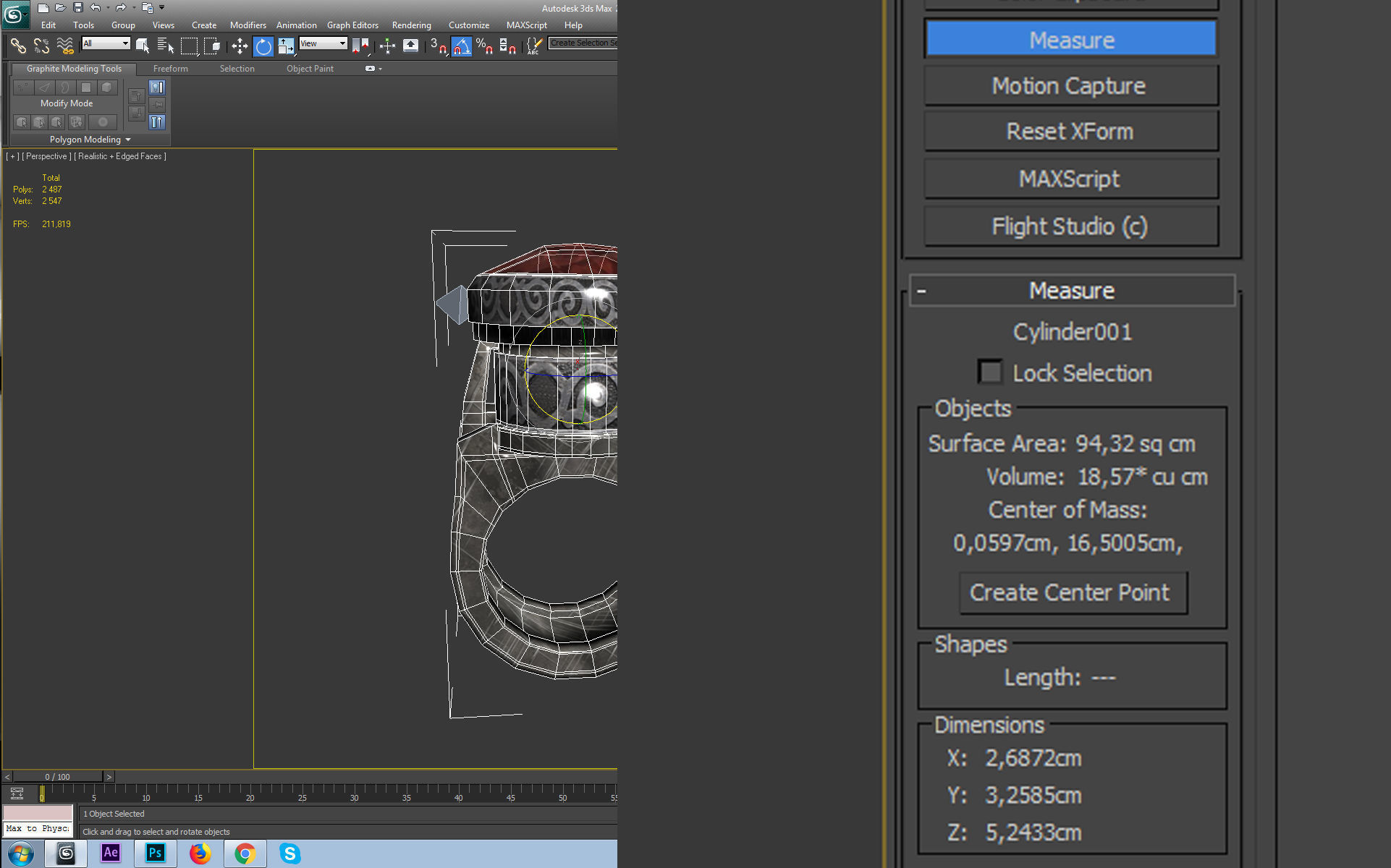 ring pistol animated Low-poly 3D model_22