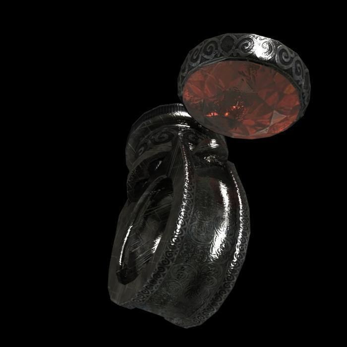 ring pistol animated Low-poly 3D model_6