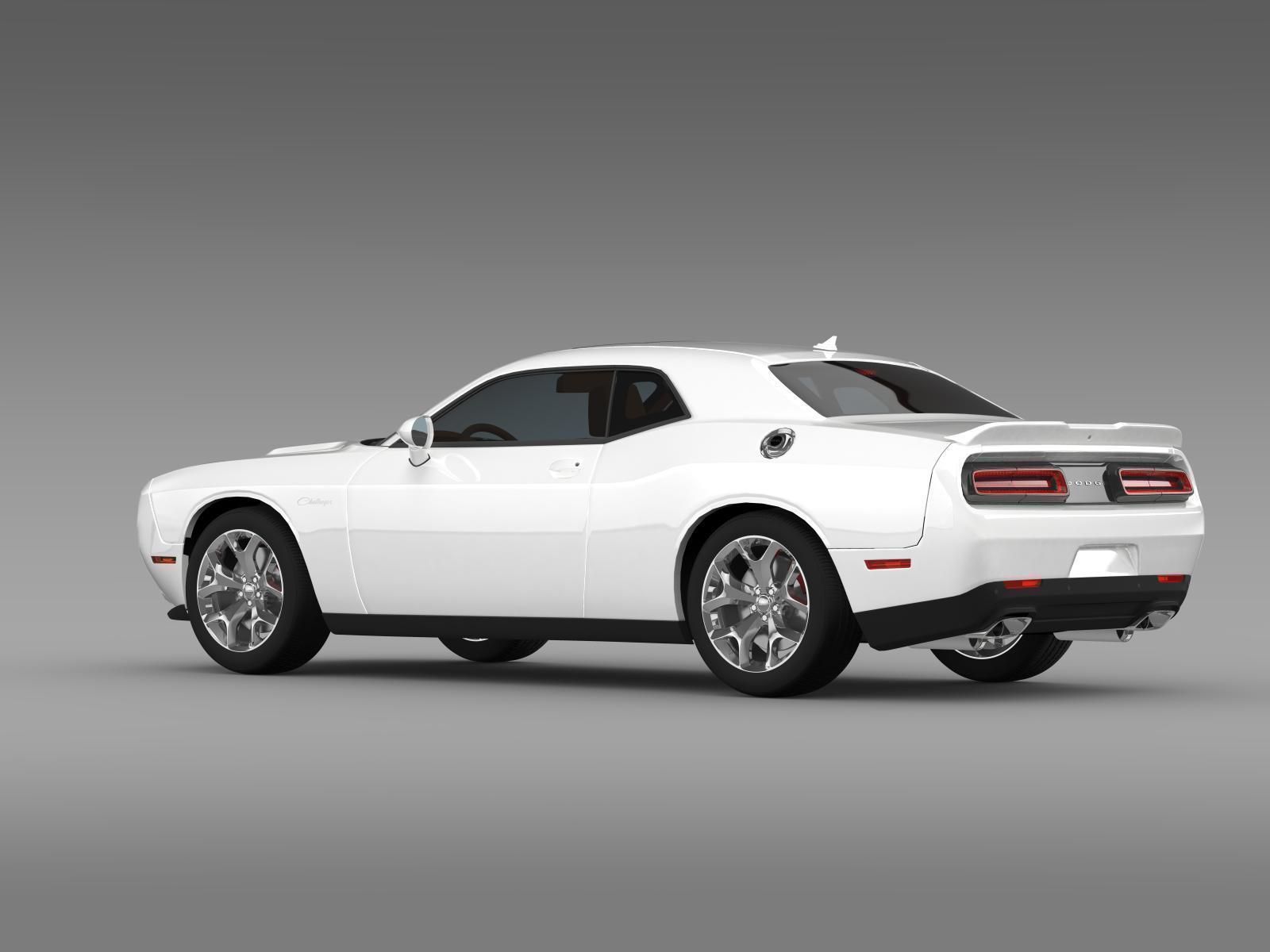Dodge Challenger RT Classic LC 2015 3D model_7