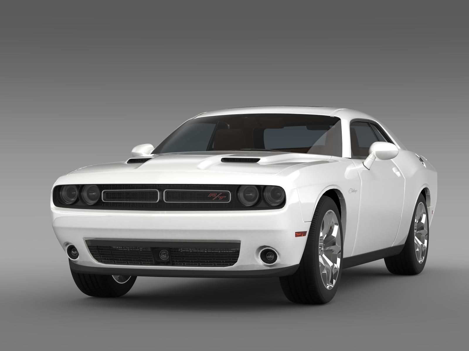 Dodge Challenger RT Classic LC 2015 3D model_4