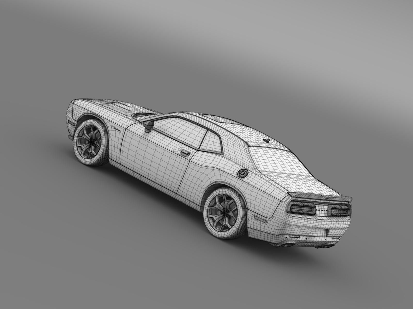 Dodge Challenger RT Classic LC 2015 3D model_18