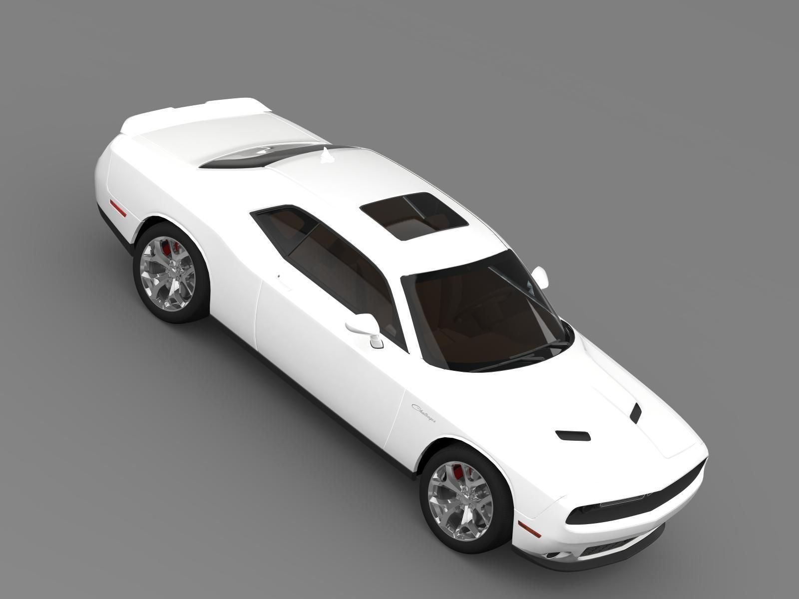Dodge Challenger RT Classic LC 2015 3D model_11