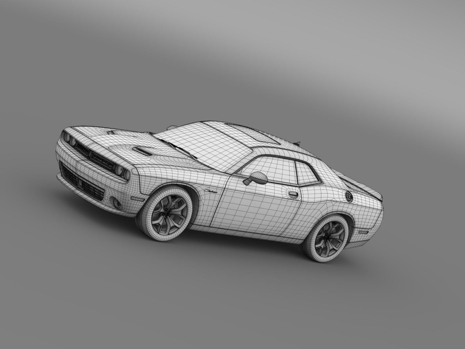 Dodge Challenger RT Classic LC 2015 3D model_16