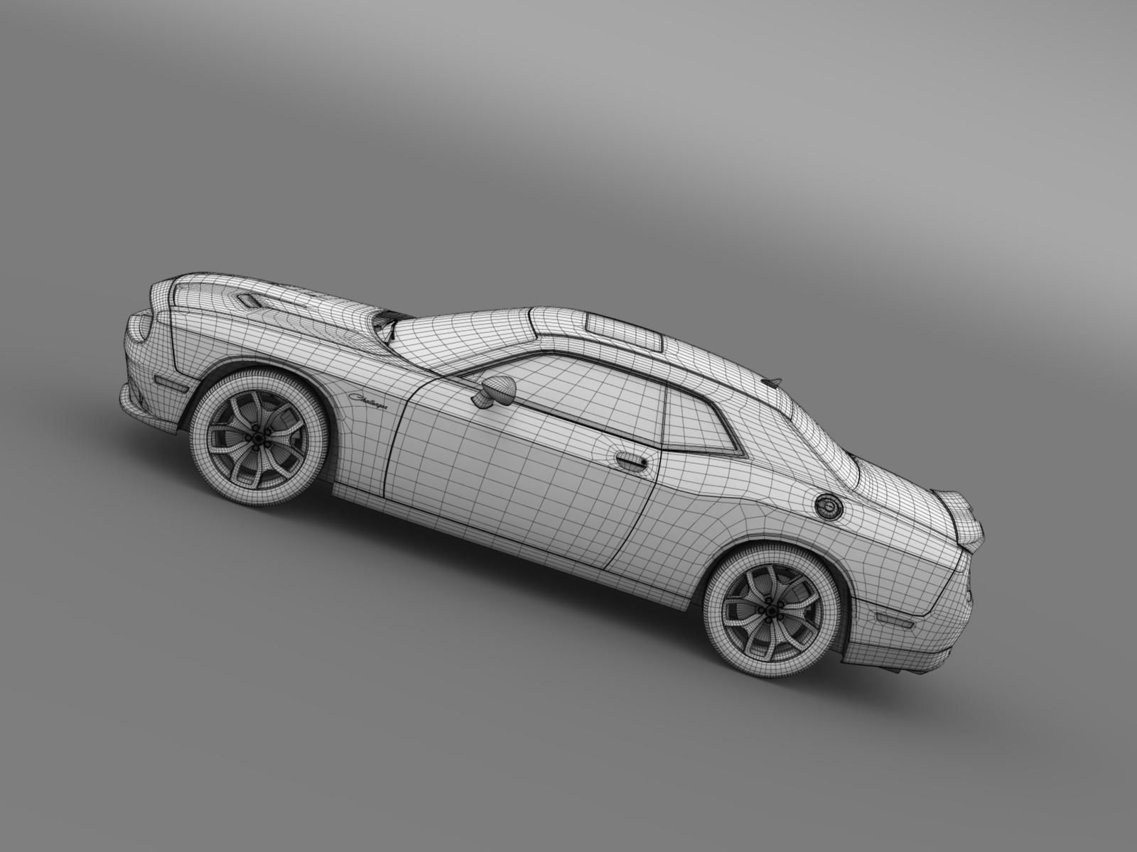 Dodge Challenger RT Classic LC 2015 3D model_17